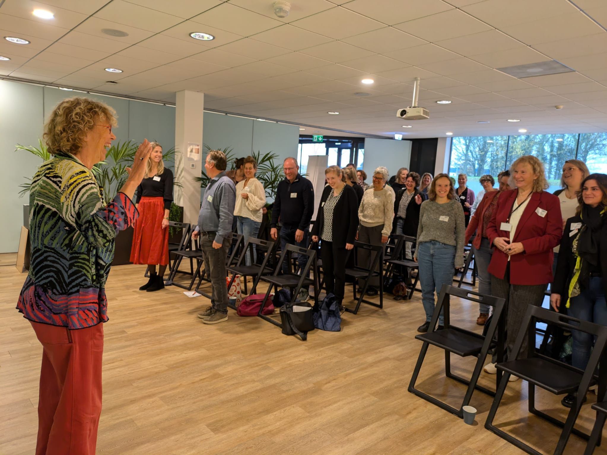 Anke Persoon op het V&V-café bij tanteLouise